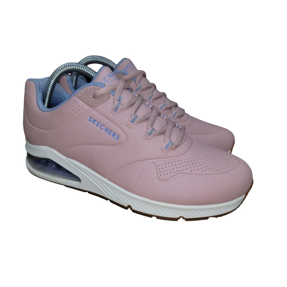 Skechers Uno‎ 2-2nd Best Womens Pink Lavender Comfort Walking Shoes Size 9